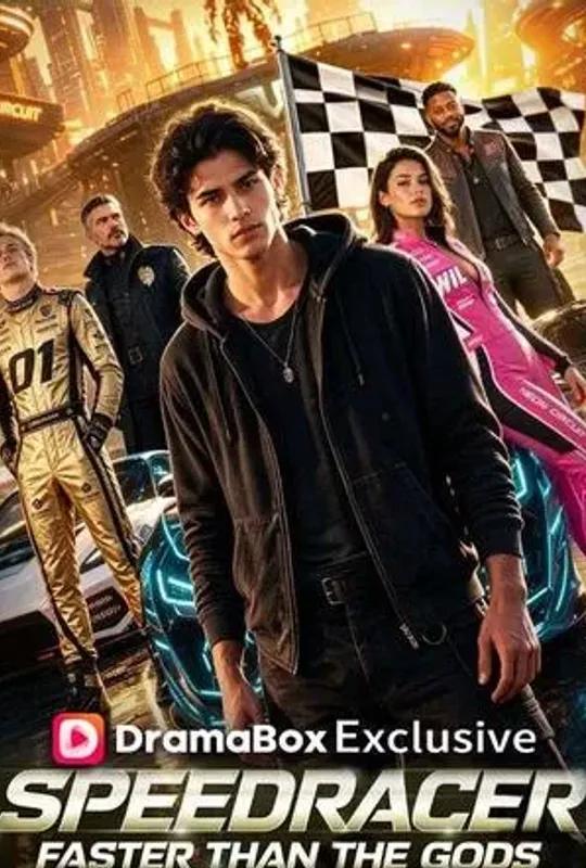 SPEEDRACER: FASTER THAN THE GODS poster