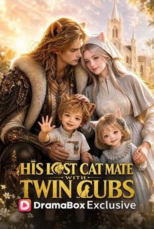 His Lost Cat Mate With Twin Cubs poster