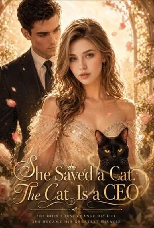 She Saved a Cat, The Cat is a CEO poster